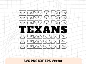 Texans SVG Mirror Style For Cricut, Sublimation and More