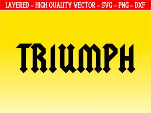 Triumph Logo Cricut SVG
