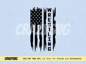 USA Wrestling Mania, Wrestling SVG Us Flag Clipart