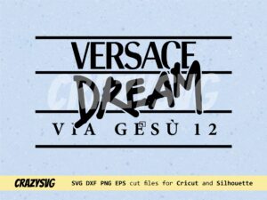 Versace Dream SVG FILE