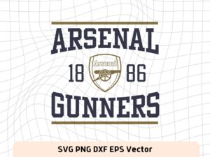 Arsenal 1886 Gunners SVG FILE