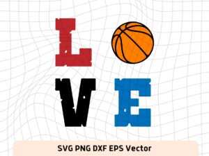 Basketball Love SVG