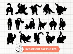 Cat-Butt-SVG-Bundle-Set-Cat-Butt-Silhouette