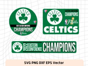 Celtics Champions SVG, Eastern Conference finals vector