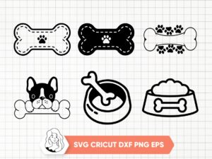 Dog Bone SVG Design Bundle
