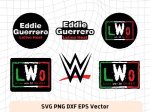 Eddie Guerrero SVG Cut File Bundle Include PNG EPS DXF