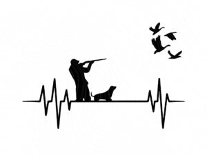 Goose hunting SVG Clipart Heartbeat