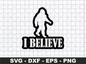Instant Download Digital Bigfoot SVG