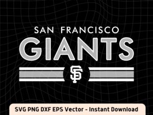San Francisco Giants Simple Design SVG Vector PNG