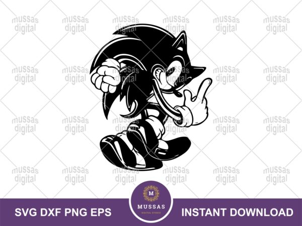 Shadow Face Svg, Sonic The Hedgehog Svg, Cartoon Svg, Png Dxf Eps Digital  File