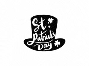 St. Patrick's Day Hat svg four leaf clover JPG