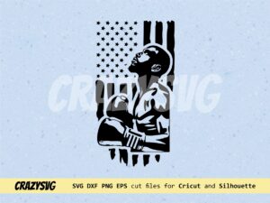 USA Boxing Cut Files American Flag SVG