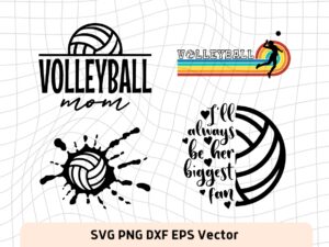Volleyball-SVG-Bundle-Mom-Retro-Style