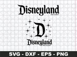 disneyland resort logo svg