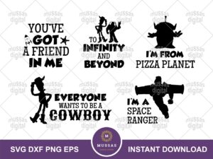 infinity beyond toy story quotes svg
