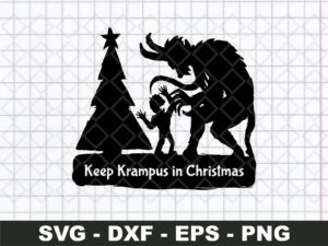 merry krampus svg keep krampus in Christmas svg
