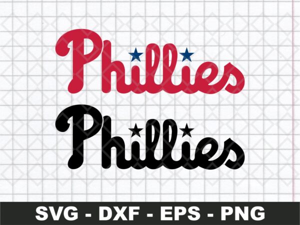 Philadelphia Phillies SVG Files, Cricut, Silhouette Studio, Digital Cu –  lasoniansvg