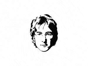 the beatles svg, John Lennon JPG