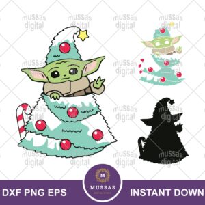 Baby-Yoda-SVG-Christmas-The-Mandalorian-Vector