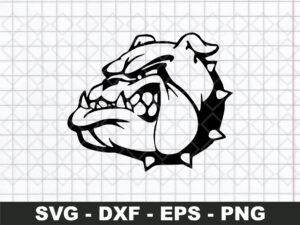 Bulldog-Head-SVG-Clipart