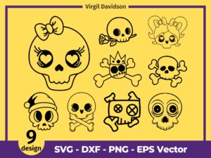 Cute-Skull-SVG-Kawaii-Skull-svg-Emo-Skull-svg-Heart-Skull