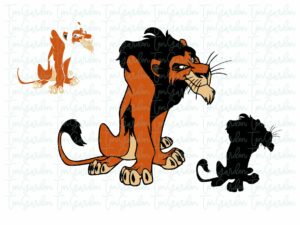 Lion-King-Scar-SVG