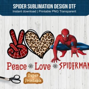 Spider-Sublimation-Design-DTF-PNG-Transparent-image