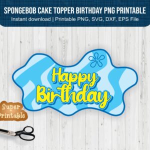 SpongeBob-Cake-Topper-Birthday-PNG-Printable