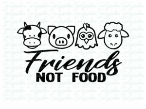 Vegetarian-Friends-Don-t-Eat-Beef-Chicken-Pork-SVG