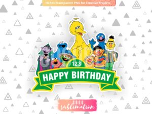 123-Sesame-Streat-Elmo-Cookie-Monster-Birthday-Cake