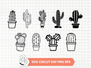 Cactus-SVG-Bundle-Cactus-Monogram-Summer-Cactus-Clip-Art