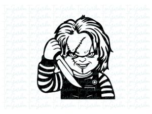 Chucky-Silhouette-SVG-Cut-File