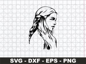 Daenerys-Targaryen-SVG-Vector-Image