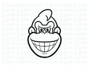Donkey-Kong-SVG-Outline