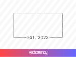 EST-2023-Template-Cricut-Black-Rectangle-svg