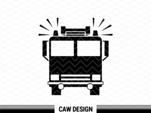 Fire-Truck-Emergency-SVG-Vehicle-Firetruck-Icon-Cutting-File