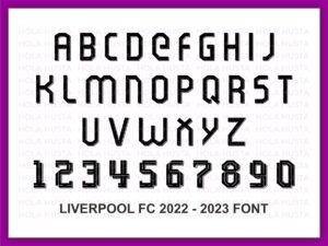 Liverpool-FC-Font-Alphabet-SVG-Vector-2022-2023
