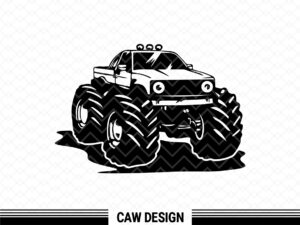 Monster-truck-SVG-Silhouette