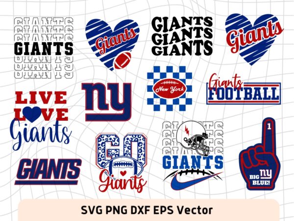 New-York-Giants-SVG-Cricut-Bundle