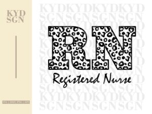 RN-Registered-Nurse-Clip-Art-SVG-Vector-High-Quality-and-Versatile-cut-file