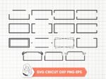 Rectangle-SVG-Design-Set-Frame-Split-Square-Frame-Clipart