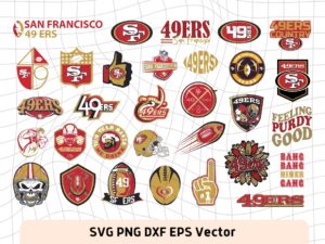San-Francisco-49ers-SVG-Bundle-49ers-Vector-PNG