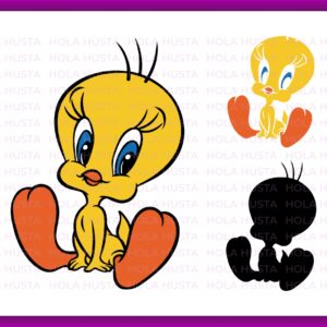 Tweety-Looney-Toones-SVG-Cricut-Layered