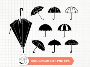 Umbrella-SVG-Rain-Umbrellas-Silhouette