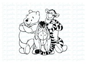 Winnie-The-Pooh-Outline-Silhouette-Svg