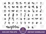 vampirina-font-SVG-Alphabet-Vampire-Clipart