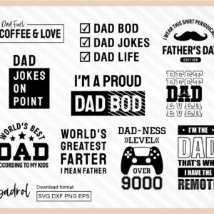 10-Funny-Shirt-Design-for-Father-Day-SVG-PNG-DXF-and-EPS