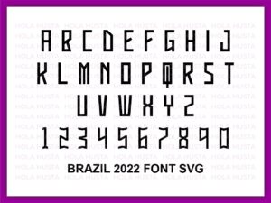 Brazil-2022-Font-SVG-Vector-Soccer