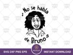 Bruno-SVG-No-talk-of-Bruno-silhouette-Clip-art