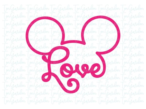 Disney-LOVE-SVG